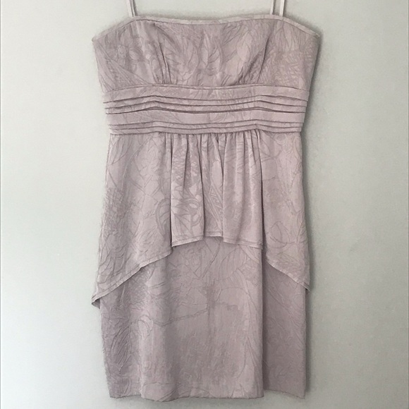 BCBGMaxAzria Strapless Champagne Cocktail Dress - Picture 2 of 8